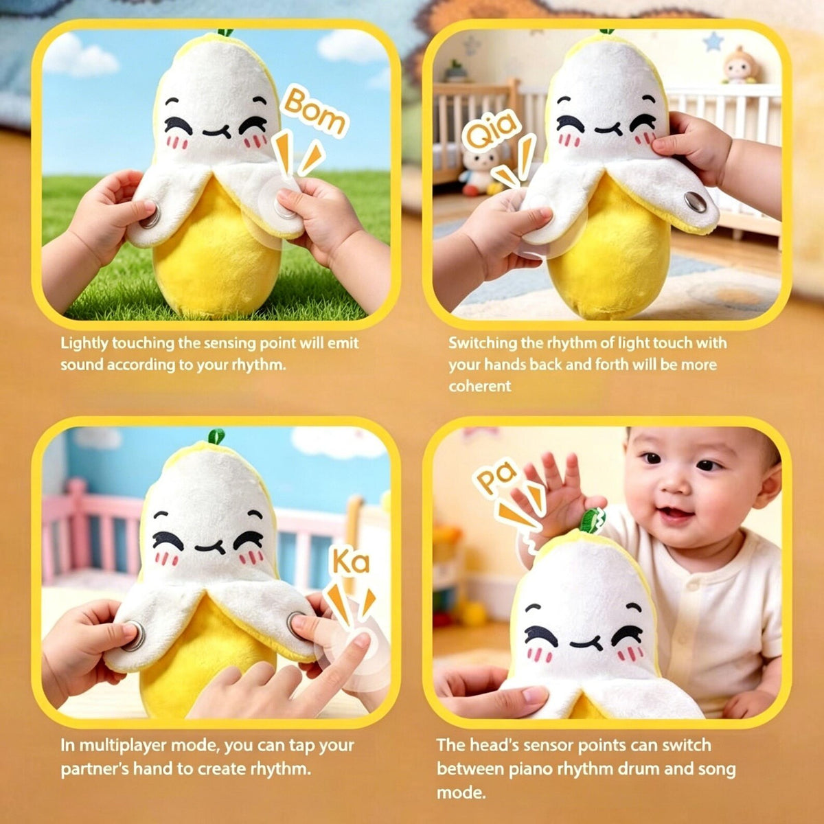 Banana Beats™ Interactive Musical Plush